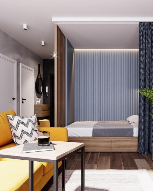 Интерьер квартиры для молодой пары в доме сталинского ансамбля площади победы на московском проспекте в питере. 02