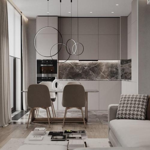 Проект квартиры для молодои пары в ЖК ВТБ арена парк общеи площадью 86 м 2. 08