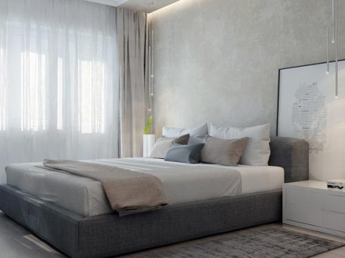 Монохромный дизайн - проект двушки, 68 кв. 08