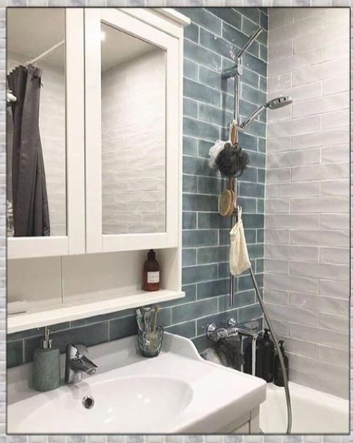 Интерьер ванной комнаты. 01