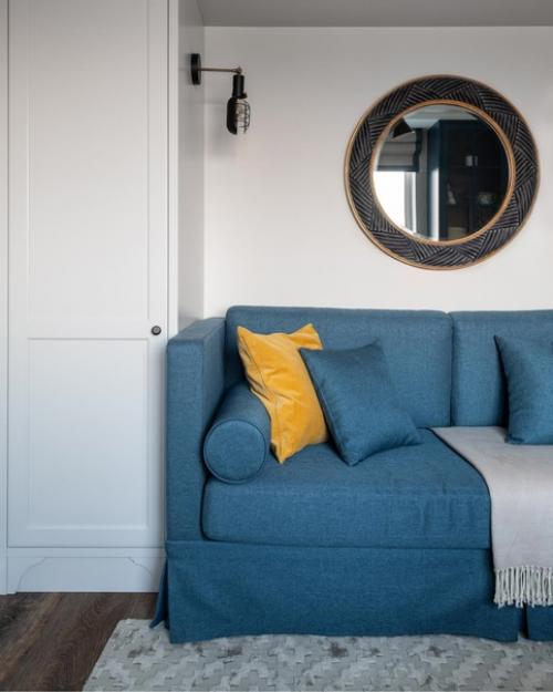 Владельцы этой квартиры в ближайшем Подмосковье -  семейная пара. 07