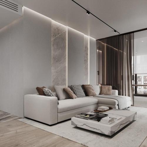 Проект квартиры для молодои пары в ЖК ВТБ арена парк общеи площадью 86 м 2. 06