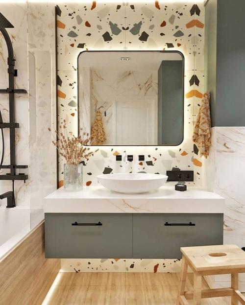 Не бойтесь сочетать цвета, например, как в этой квартире. 04