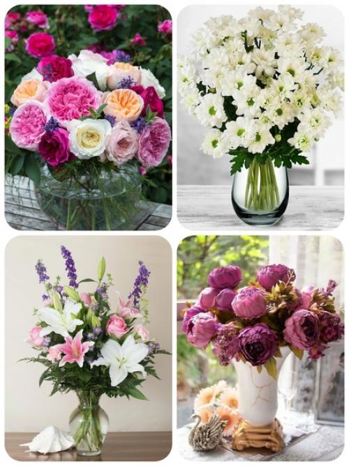 Букет из свежесрезанных цветов - это яркий штрих в интерьере, кардинально меняющий вид любого помещения. 02