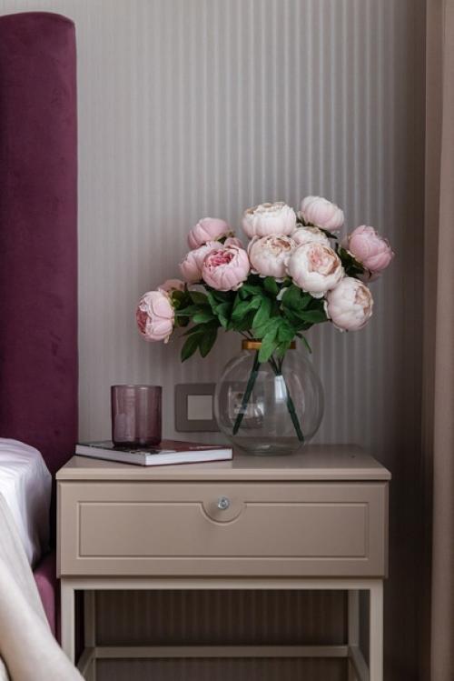 Элегантный дизайн спальни из проекта Эмоциональное Равновесие Анны глускер. 03