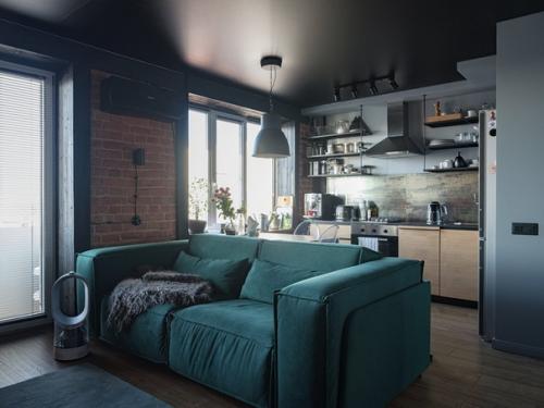 Квартира с черным потолком, в которой живет молодой онколог ч. 1. 01