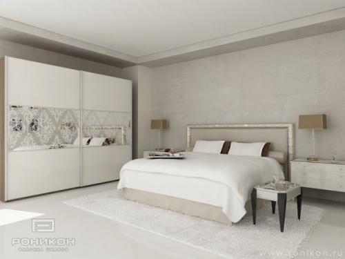 Современный интерьер комнаты сочетает в себе красоту стиля, нежность форм и функциональность мебели.