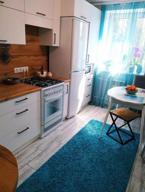 Уютная кухня. В современном стиле. 01