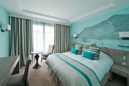 Дизайн интерьера спальни в морском стиле. 03