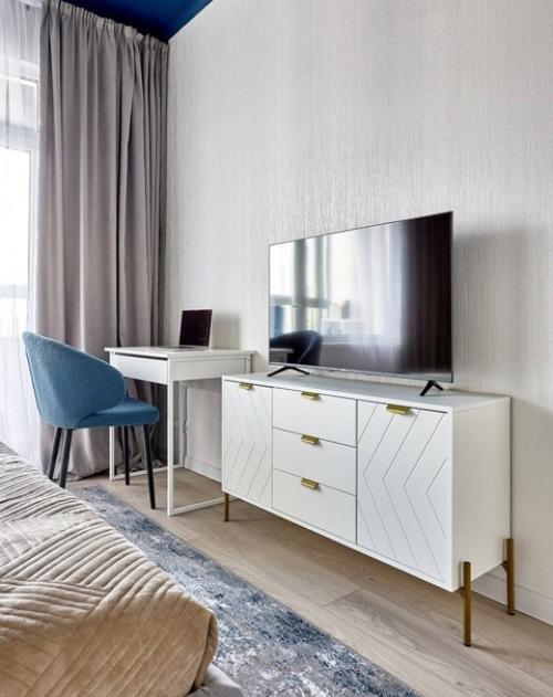 Интерьер 1-комнатной квартиры 39 м 2 в ЖК октябрьское поле в Москве. 05