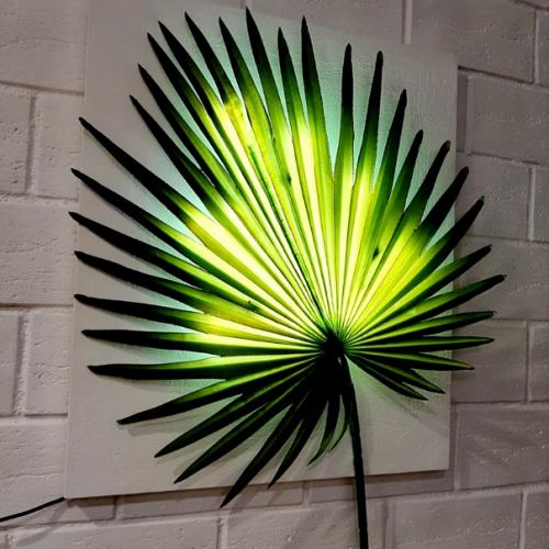 Панно - светильник Пальма! 02