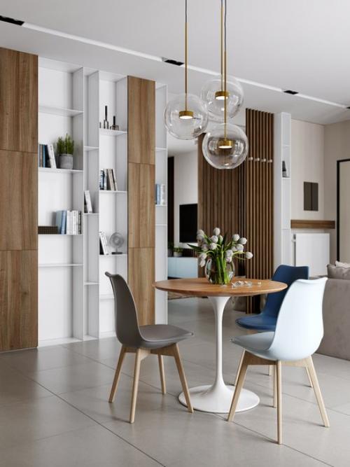 А + Б. Легкая реновация кухни - гостиной площадью 26 кв. 01