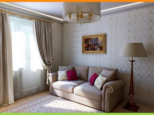 Дизайн маленькой гостиной. 02