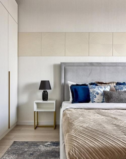 Интерьер 1-комнатной квартиры 39 м 2 в ЖК октябрьское поле в Москве. 07