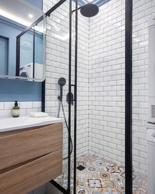 Анна и Дмитрий коробко оформили небольшую квартиру - студию площадью 32 м в новостройке. 05