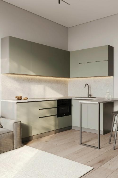 Проект 1-комнатной квартиры 46 м 2 в ЖК Атлантис в Калининграде. 02