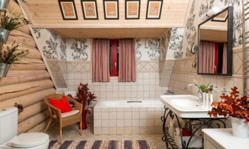 Экстерьер и дизайн интерьера загородного дома в стиле кантри. 08