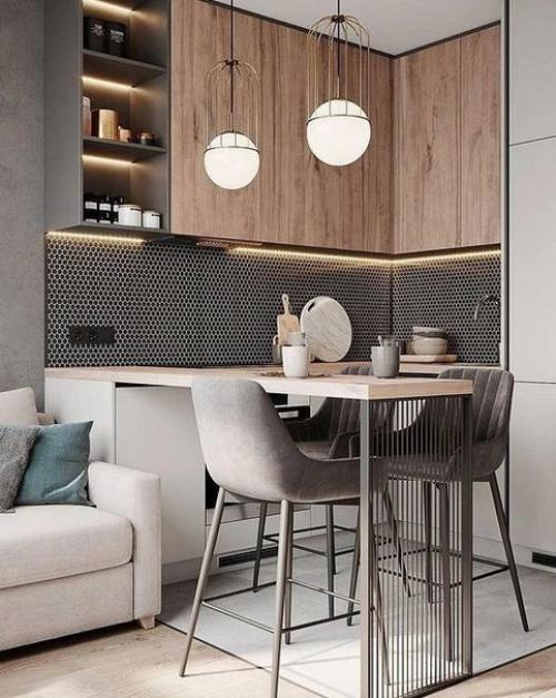 Подборка угловых кухонь. 06