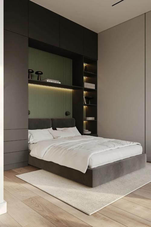 Проект 1-комнатной квартиры 46 м 2 в ЖК Атлантис в Калининграде. 05