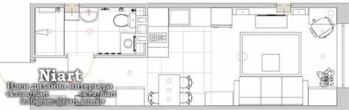 1-Но комнатная квартира - студия 23 кв. 07
