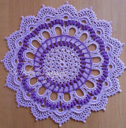 Описание вязания салфетки. 02