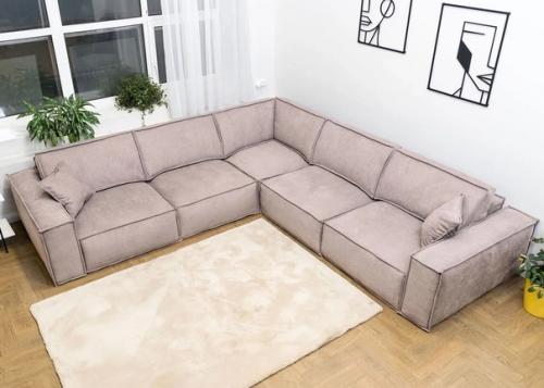 Модульный диван чикаго в благородной обивке шенилл Lounge. 04