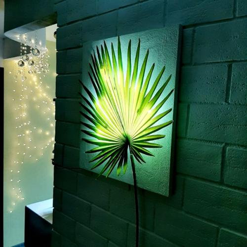Панно - светильник Пальма! 01