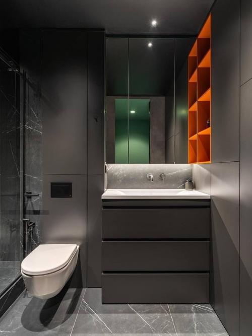 Выверенные линии и ничего лишнего: квартира в стиле минимализм. 08