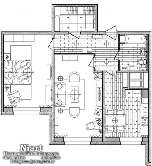 2-х комнатная квартира 82, 3 кв. 09