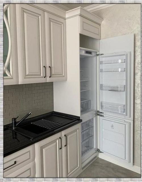 Оформленная кухня красиво. 06