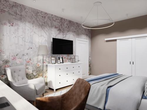 Проект для большой однушки в ЖК донской Олимп. 07