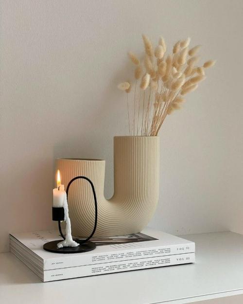 Серый цвет, дерево и интересный декор: уютная квартира в скандинавском стиле. 03