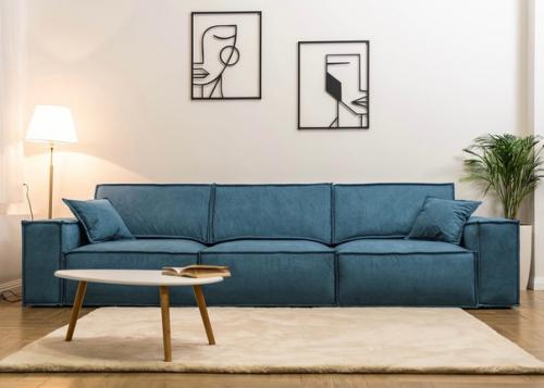 Модульный диван чикаго в благородной обивке шенилл Lounge. 06