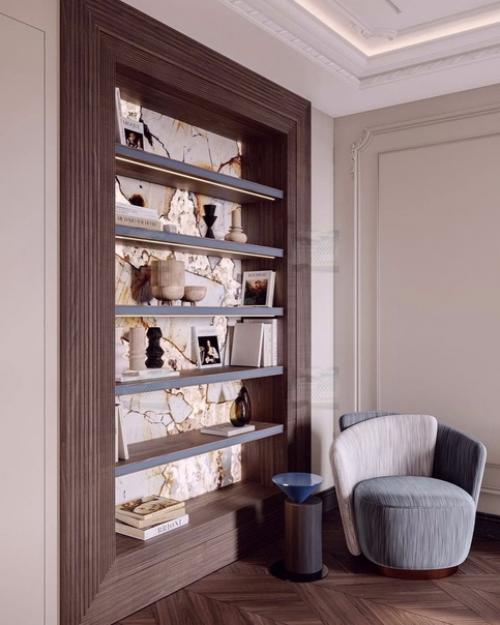 Интерьер мастер - спальни в стиле ар - деко. 02