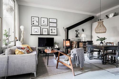 Дровяная печь, винтажный стол и овечка: 04