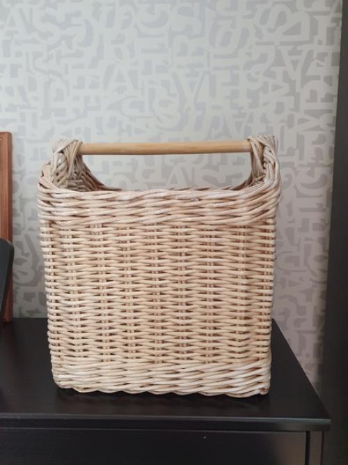 Корзина домик- украшение для интерьера из экологически чистых материалов. 01