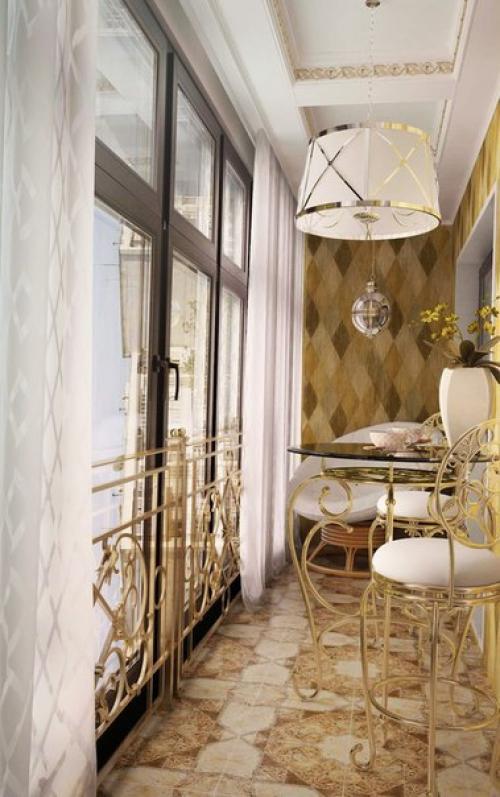 Освещение на балконе. 08