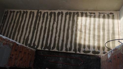 Смонтировал 5 контуров электрического тёплого пола. 08