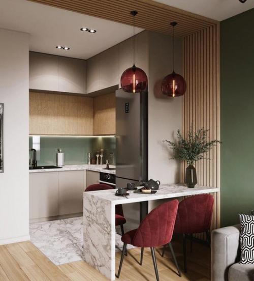 Подборка угловых кухонь. 04