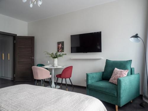 Интерьер квартиры - студии 26, 4 м 2 (+ балкон) в ЖК чистое небо в Санкт-петербурге. 04