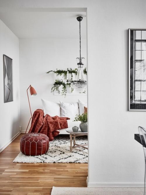 Минимализм в однокомнатной квартире. 01