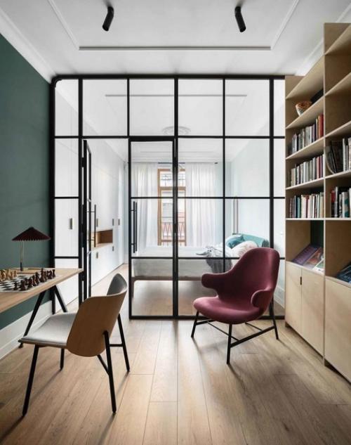 Скандинавская квартира для молодой семьи в Санкт-петербурге. 02