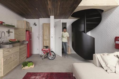 Интерьер квартиры площадью 36 кв. 01 Интерьер квартиры площадью 36 кв. 01