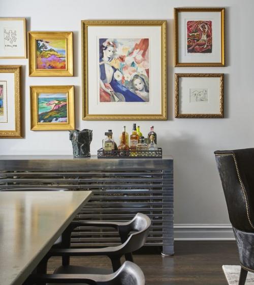 Интерьеры этой квартиры в Чикаго представляют собой изысканный микс нескольких совершенно разных стилей и направлений в дизайне. 03
