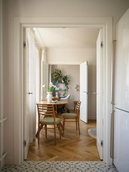 Реализованный интерьер квартиры, площадью 41, 5 кв. 01