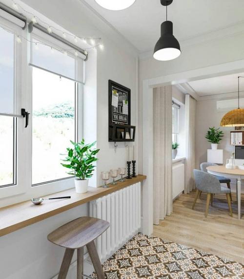 Белоснежная кухня - практично или нет? 01