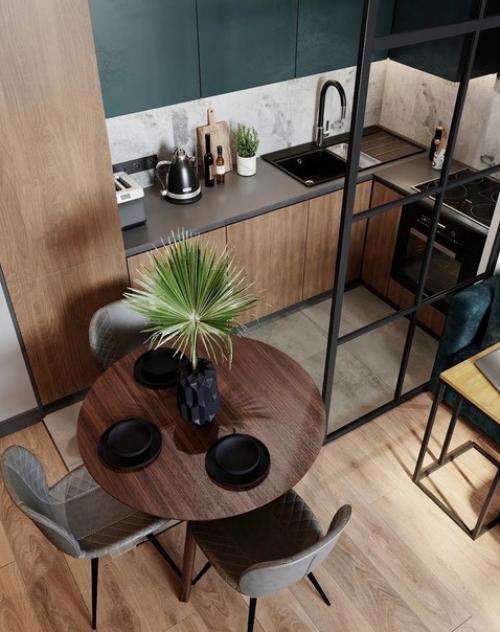 Подборка угловых кухонь. 05