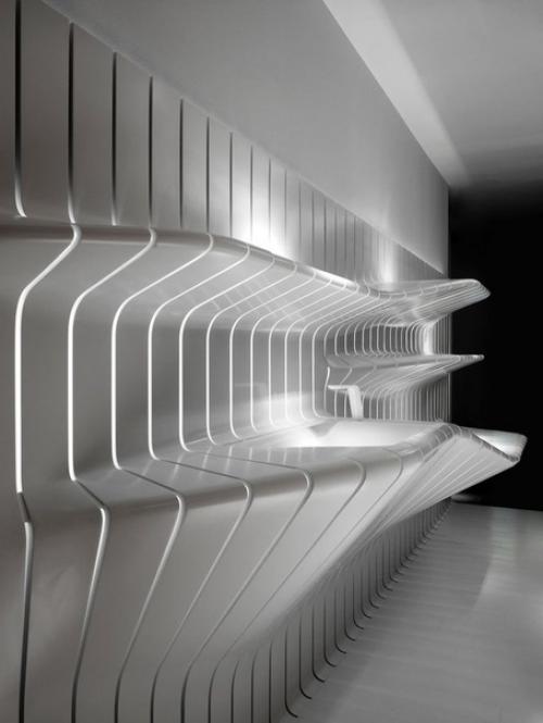 Светящийся интерьер для дома из кориана. 01 Светящийся интерьер для дома из кориана. 01