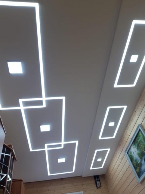 Световые линии по дизайну клиента от диковины. 01