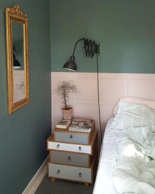 Дуэт розового и зеленого - одно из самых комфортных сочетаний для интерьера. 04